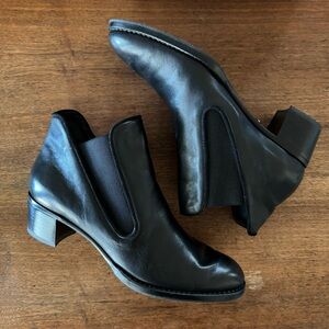 NEW Sarah Flint Black Vechetta Bootie Ellie x Gravati IT 37.5 US 7.5